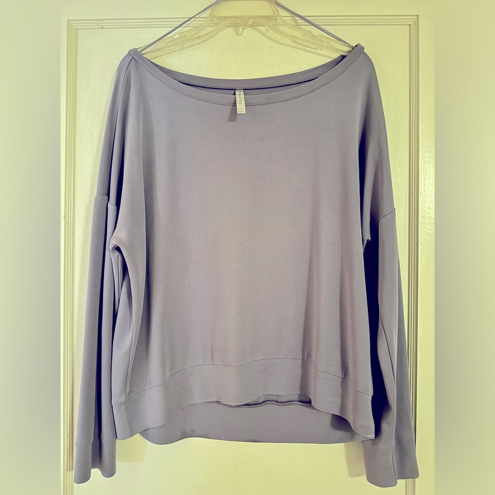 Purple Fabletics Yoga Top